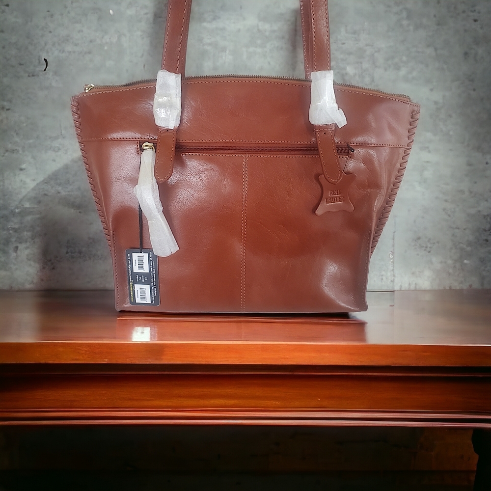 HADAKI Braided Leather Tote - Picture 2 of 6